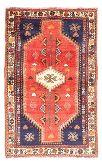 Alfombra persa - Nómada - 175 x 113 cm - rojo oscuro