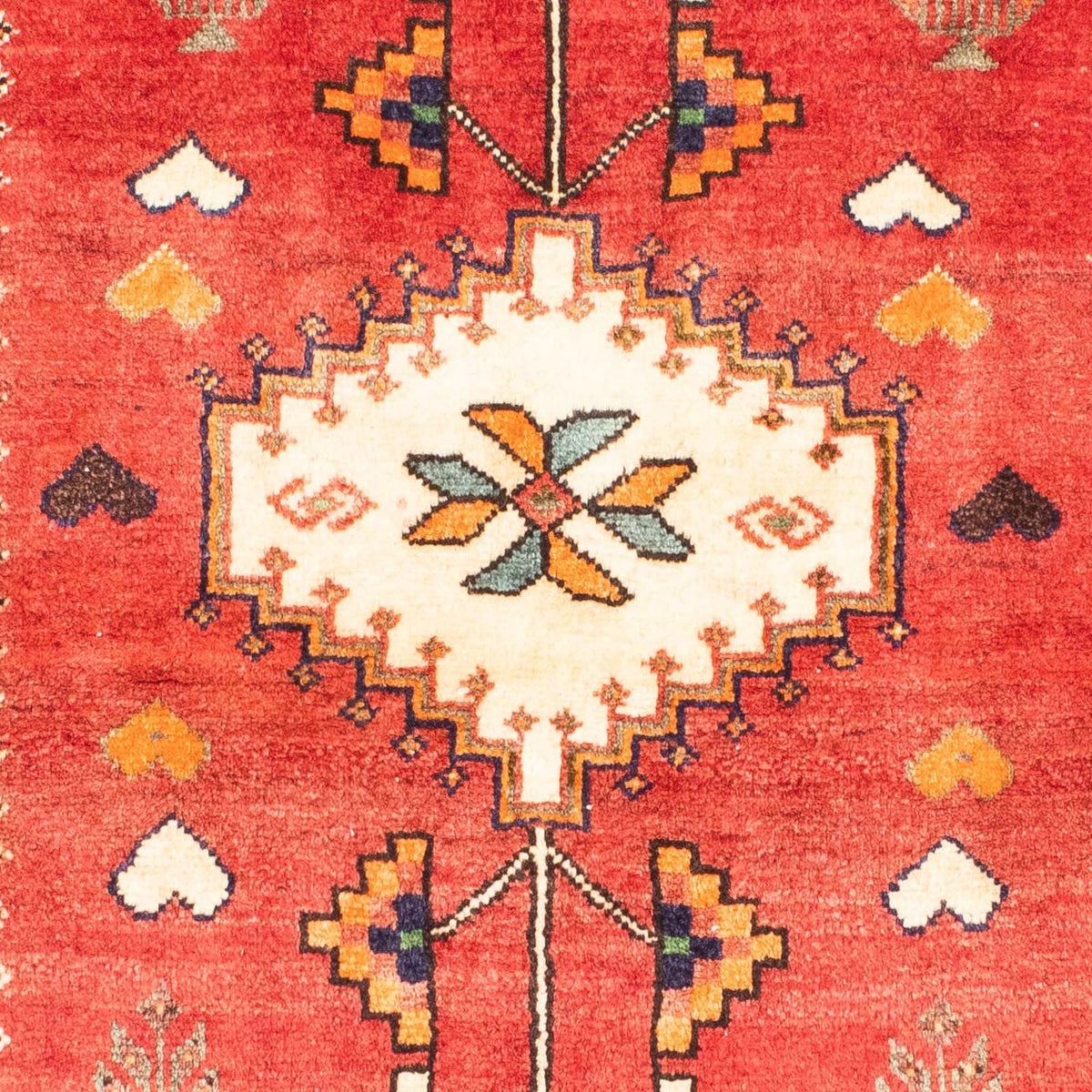 Alfombra persa - Nómada - 175 x 113 cm - rojo oscuro