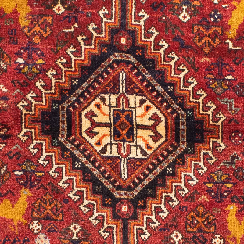 Alfombra persa - Nómada - 165 x 113 cm - rojo oscuro