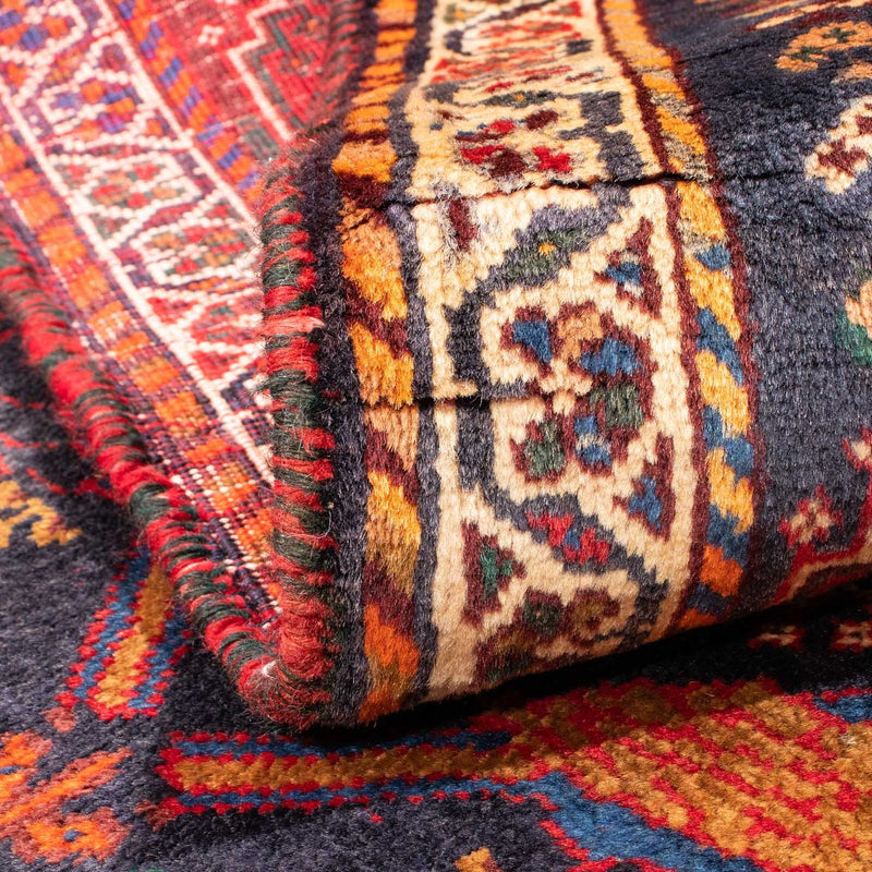Alfombra persa - Nómada - 156 x 114 cm - rojo oscuro