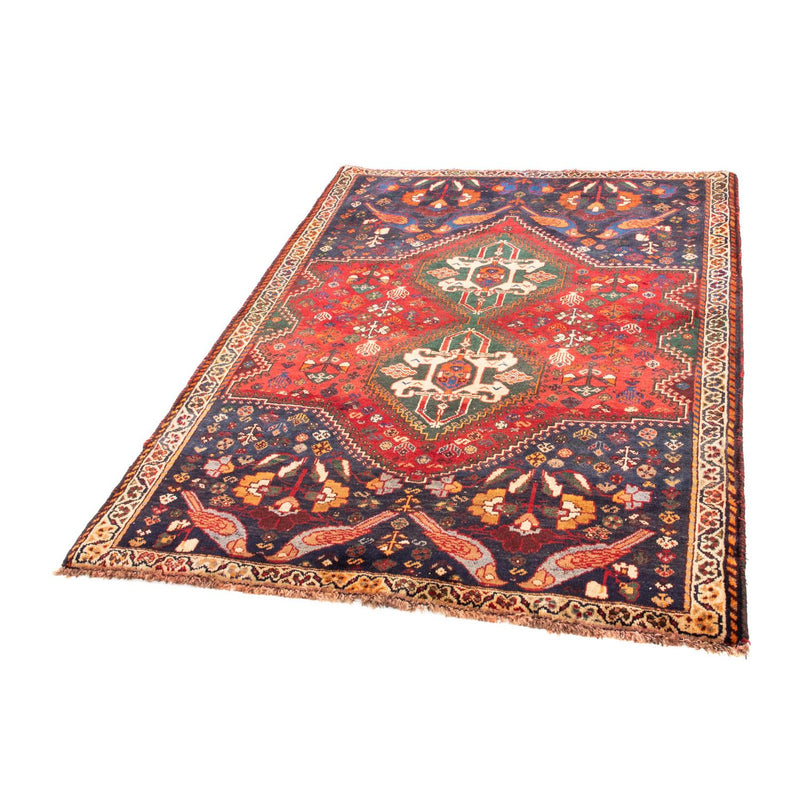 Alfombra persa - Nómada - 156 x 114 cm - rojo oscuro