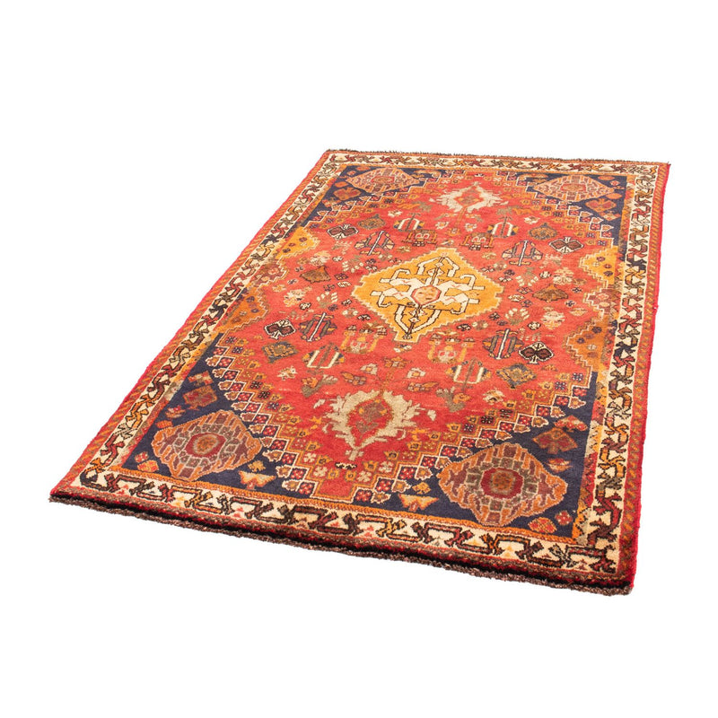Alfombra persa - Nómada - 159 x 106 cm - rojo oscuro