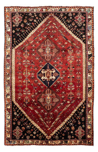 Alfombra persa - Nómada - 265 x 168 cm - rojo oscuro