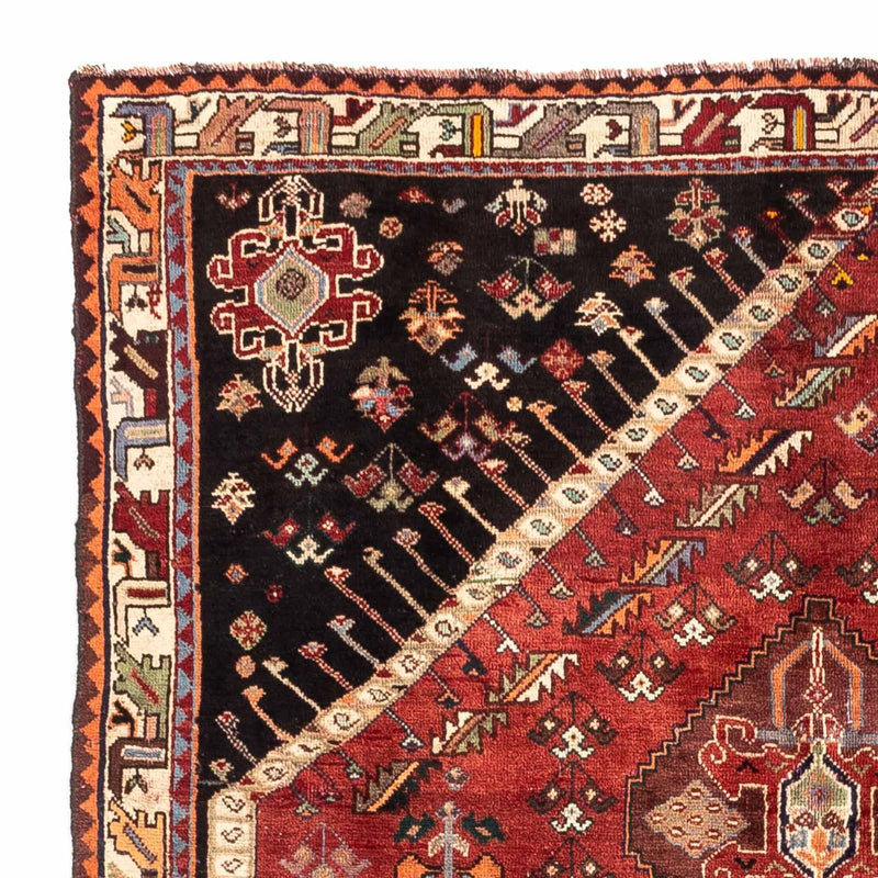 Alfombra persa - Nómada - 265 x 168 cm - rojo oscuro