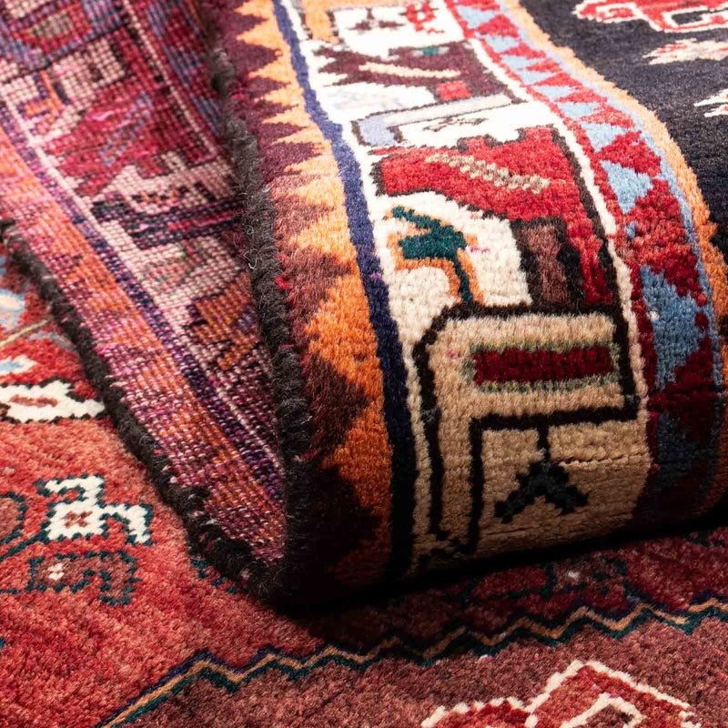 Alfombra persa - Nómada - 265 x 168 cm - rojo oscuro