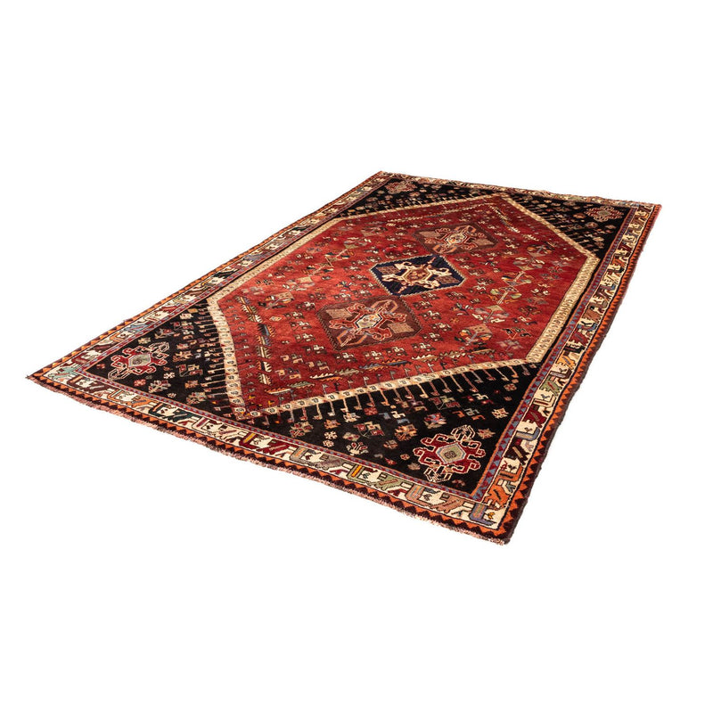 Alfombra persa - Nómada - 265 x 168 cm - rojo oscuro