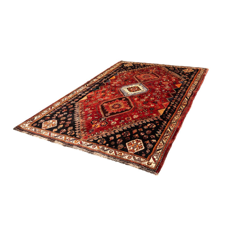 Alfombra persa - Nómada - 255 x 170 cm - rojo oscuro