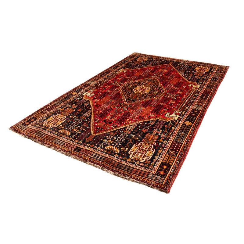 Alfombra persa - Nómada - 270 x 165 cm - rojo oscuro