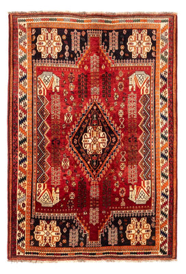 Alfombra persa - Nómada - 240 x 167 cm - rojo oscuro