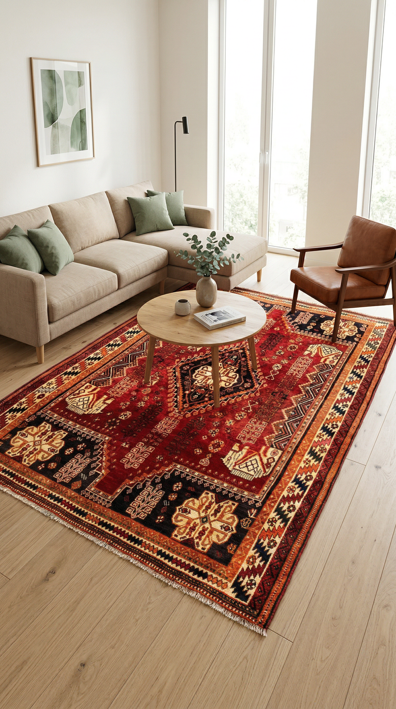 Shiraz Alfombra 240x167cm - Alfombra persa