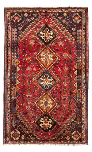 Alfombra persa - Nómada - 282 x 165 cm - rojo oscuro