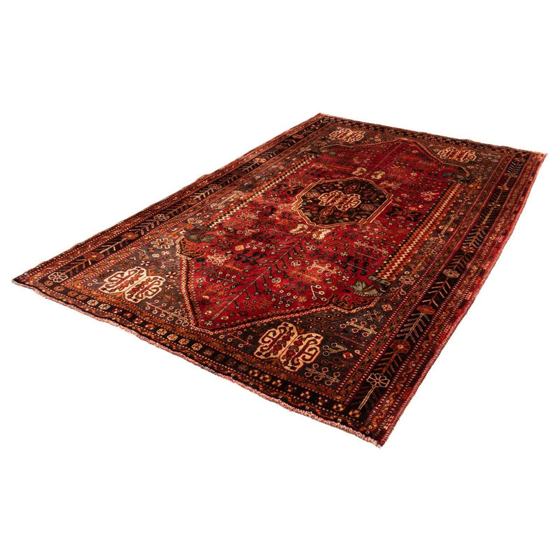 Alfombra persa - Nómada - 253 x 160 cm - rojo oscuro