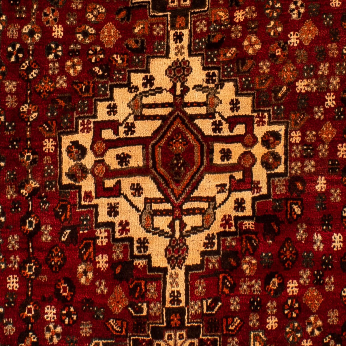 Alfombra persa - Nómada - 240 x 190 cm - rojo oscuro
