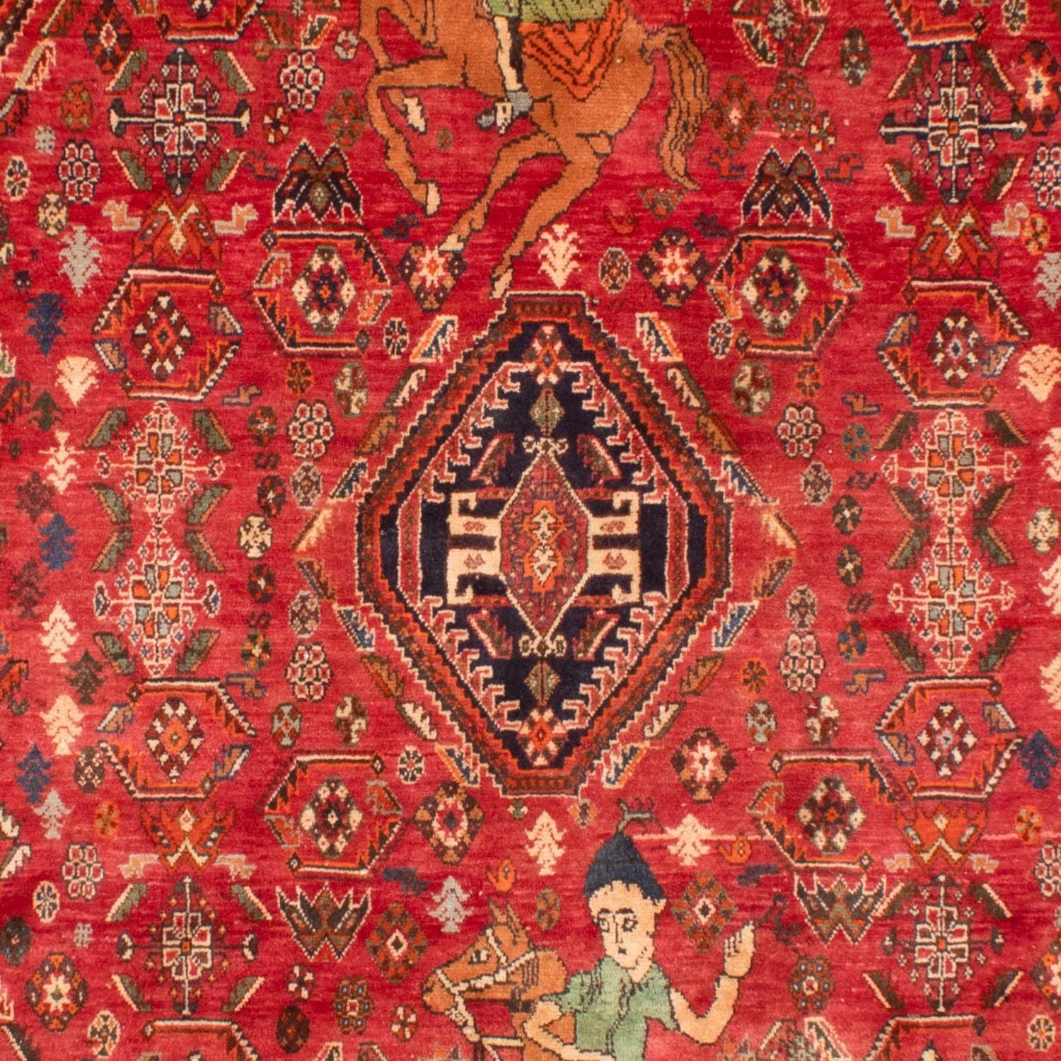 Alfombra persa - Nómada - 292 x 188 cm - rojo