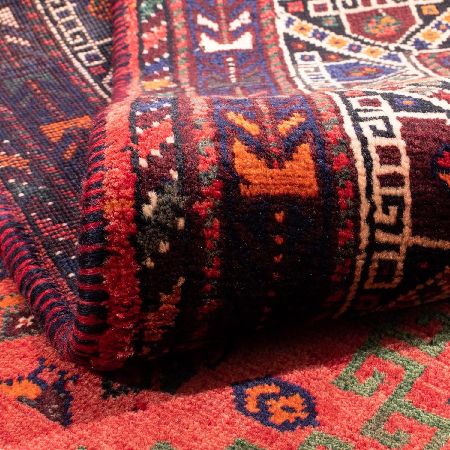 Alfombra persa - Nómada - 305 x 205 cm - rojo