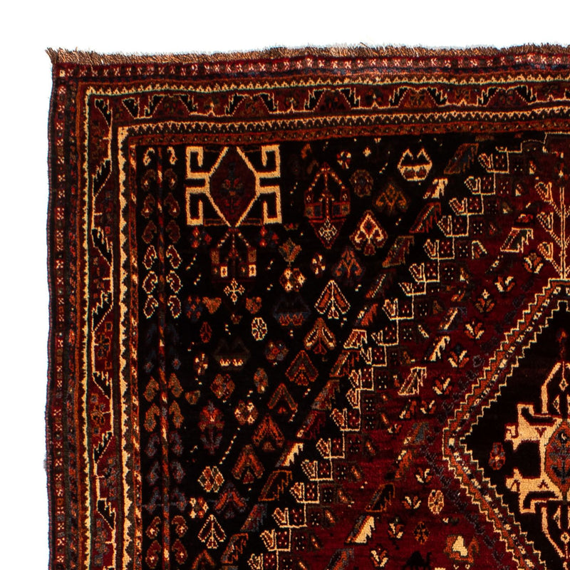 Alfombra persa - Nómada - 266 x 187 cm - rojo oscuro