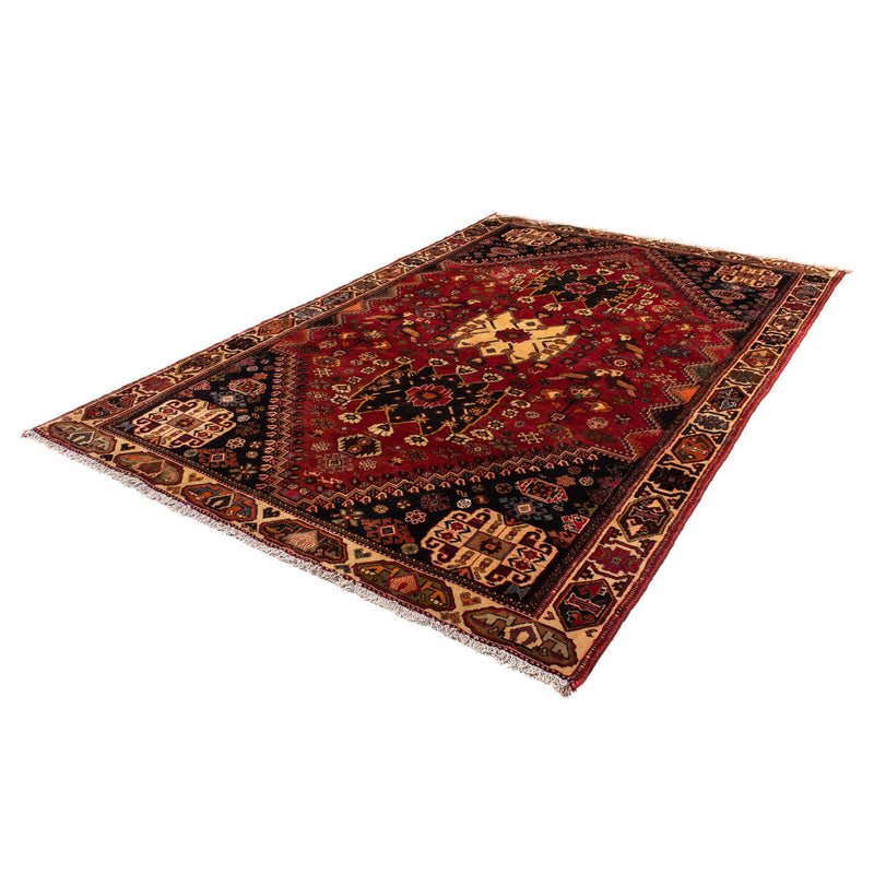 Alfombra persa - Nómada - 284 x 185 cm - rojo oscuro