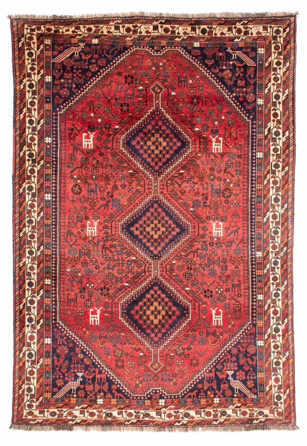 Alfombra persa - Nómada - 308 x 206 cm - rojo