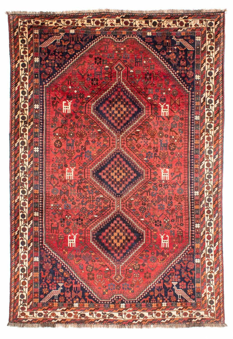 Alfombra persa - Nómada - 308 x 206 cm - rojo