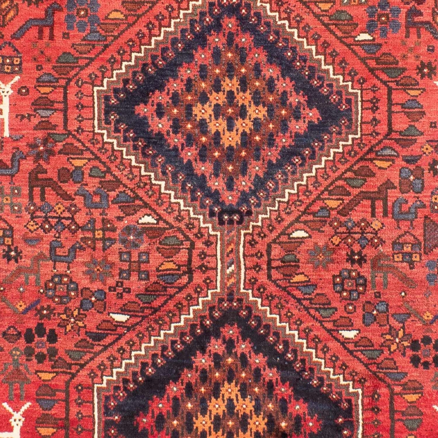 Alfombra persa - Nómada - 308 x 206 cm - rojo