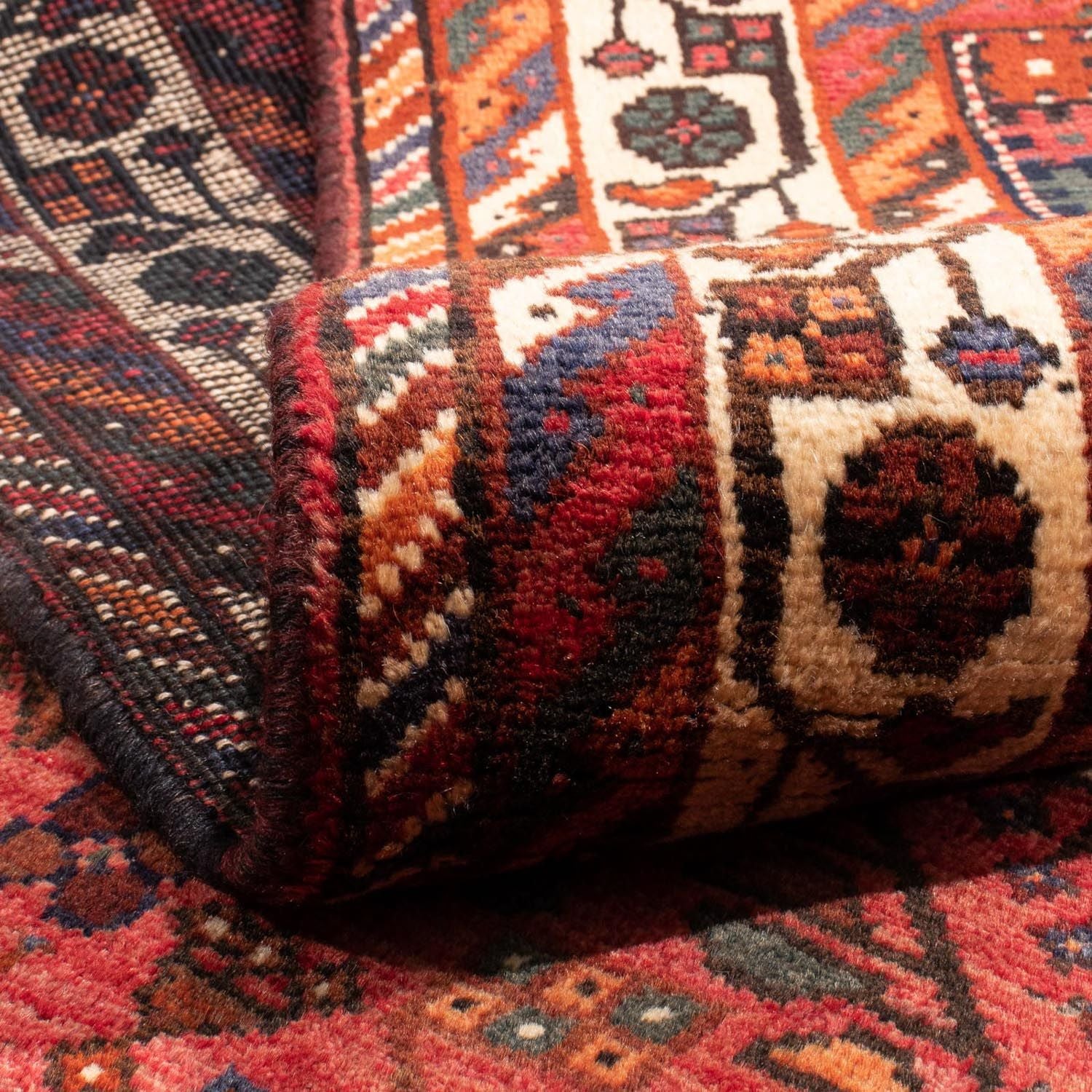 Alfombra persa - Nómada - 308 x 206 cm - rojo