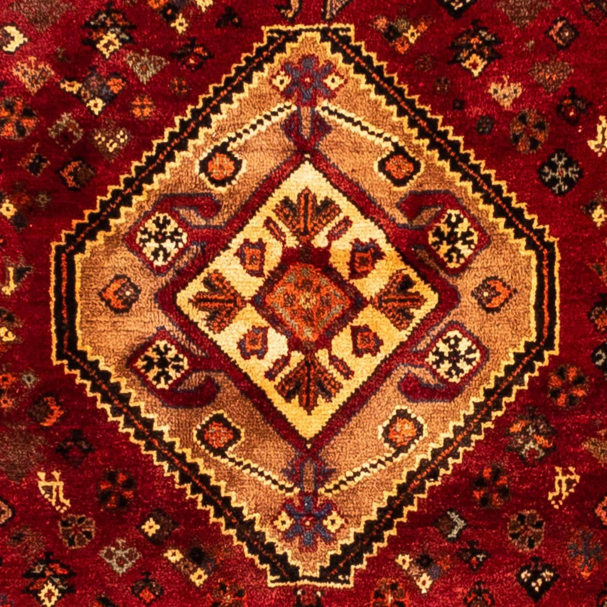 Alfombra persa - Nómada - 270 x 180 cm - rojo oscuro