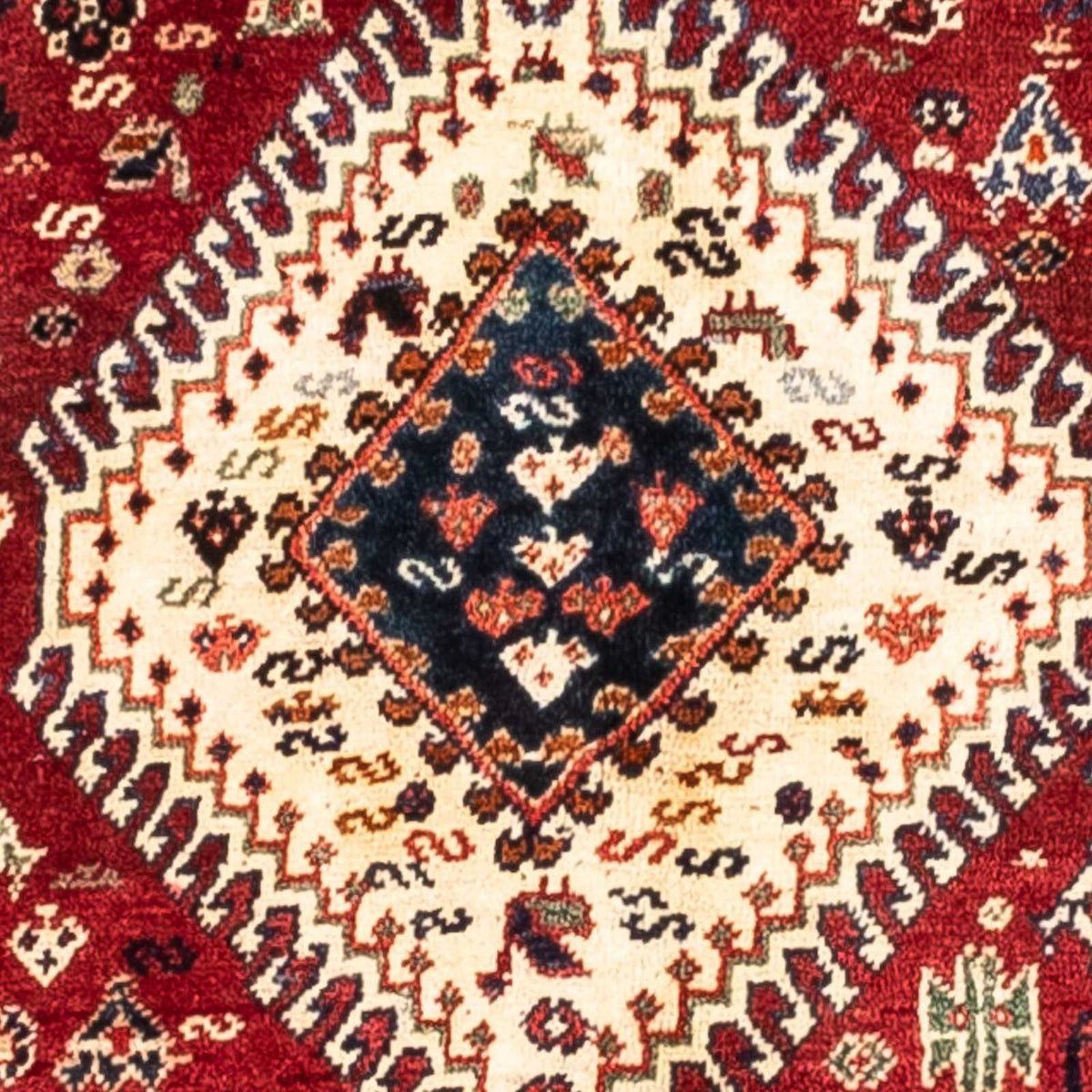 Alfombra persa - Nómada - 285 x 160 cm - rojo oscuro