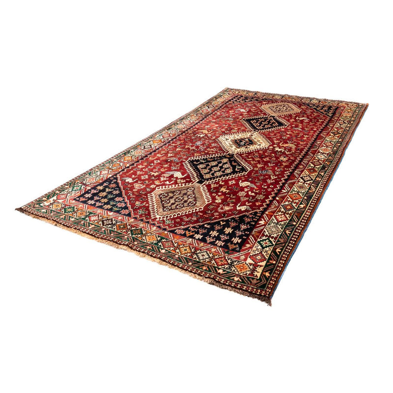 Alfombra persa - Nómada - 285 x 160 cm - rojo oscuro