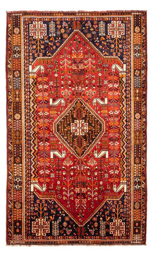 Alfombra persa - Nómada - 278 x 165 cm - rojo oscuro