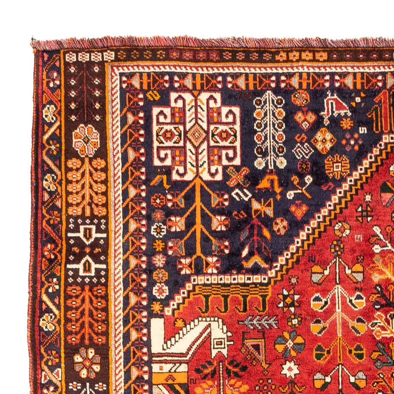 Alfombra persa - Nómada - 278 x 165 cm - rojo oscuro