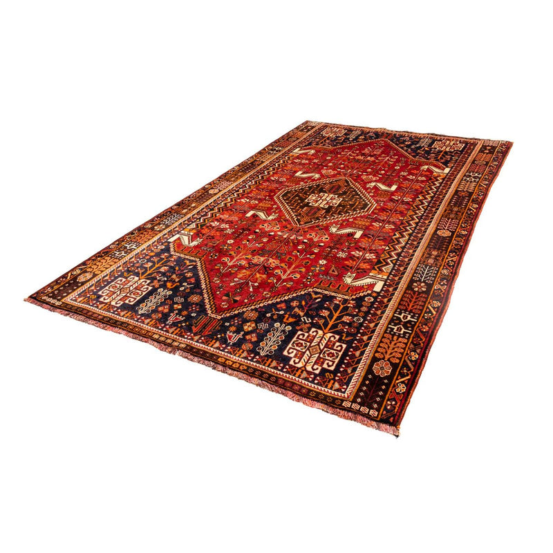 Alfombra persa - Nómada - 278 x 165 cm - rojo oscuro