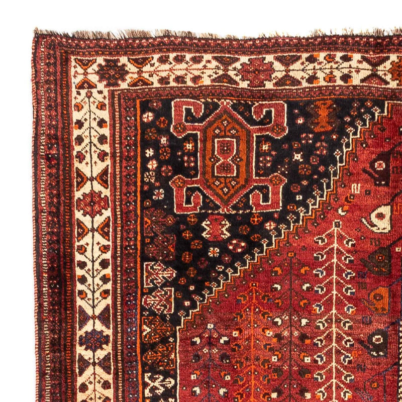 Alfombra persa - Nómada - 258 x 163 cm - rojo oscuro