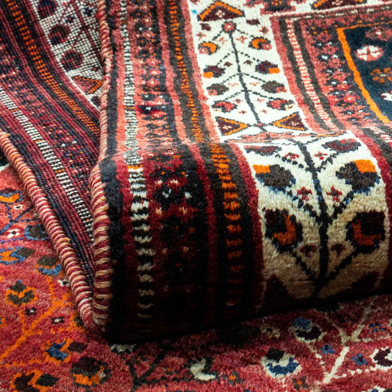 Alfombra persa - Nómada - 258 x 163 cm - rojo oscuro