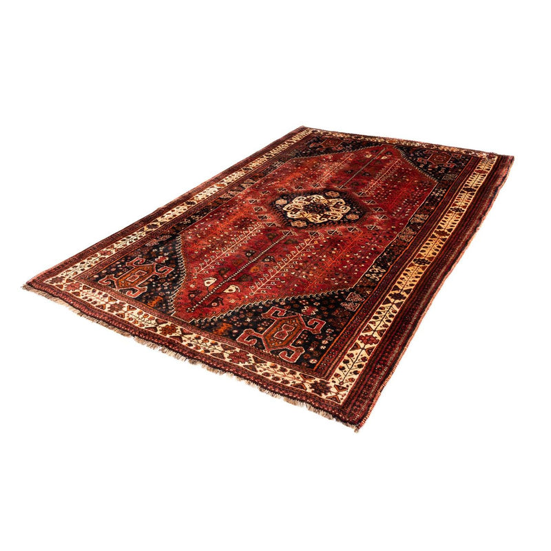Alfombra persa - Nómada - 258 x 163 cm - rojo oscuro