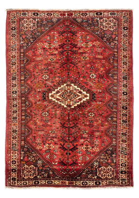 Alfombra persa - Nómada - 243 x 174 cm - rojo oscuro