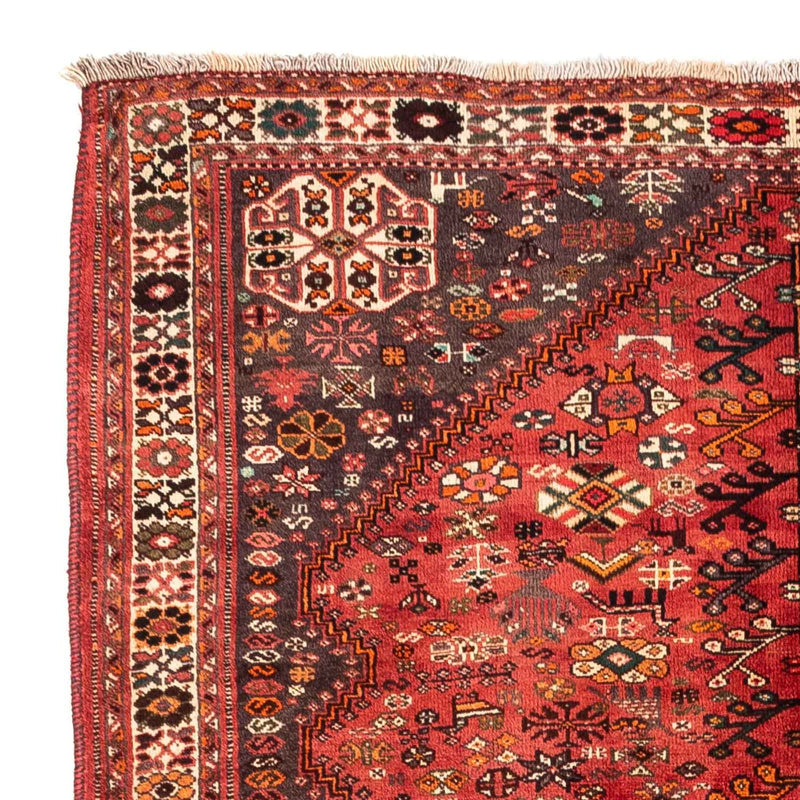 Alfombra persa - Nómada - 243 x 174 cm - rojo oscuro
