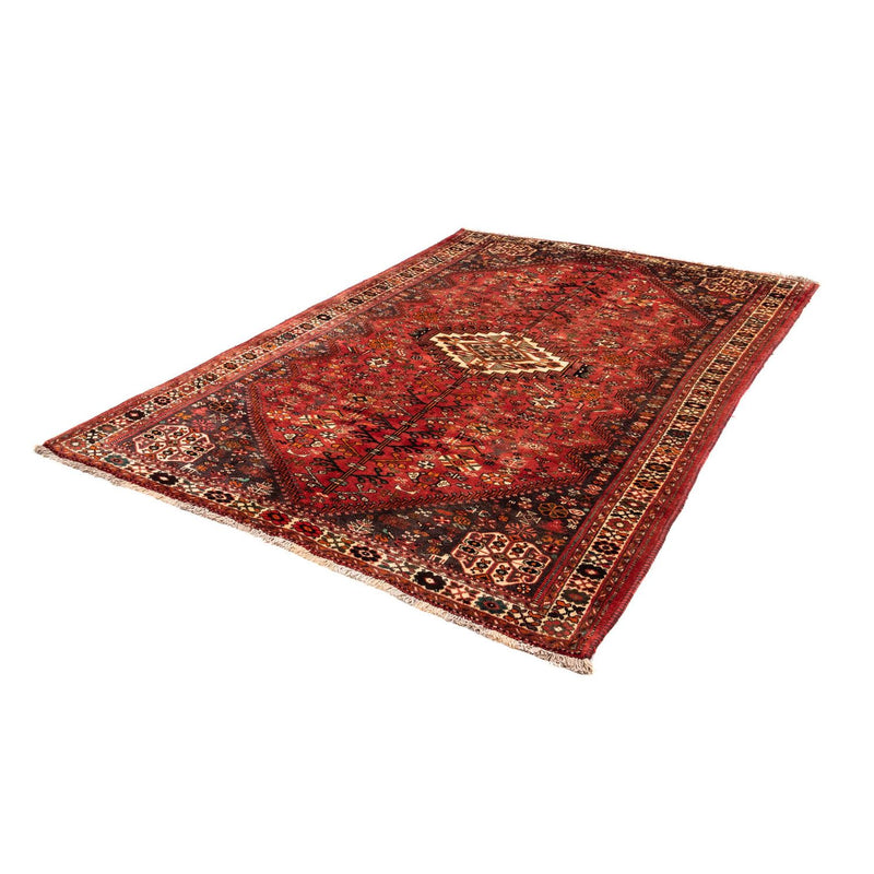 Alfombra persa - Nómada - 243 x 174 cm - rojo oscuro