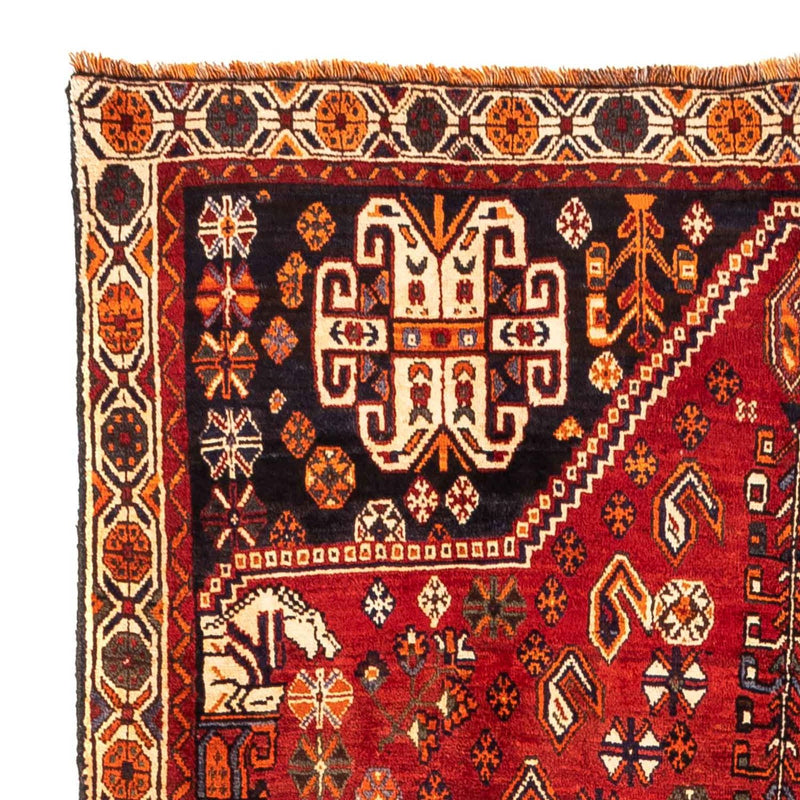Alfombra persa - Nómada - 247 x 153 cm - rojo oscuro