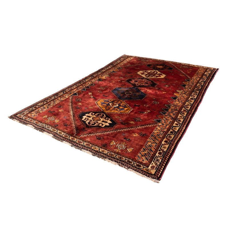 Alfombra persa - Nómada - 238 x 174 cm - rojo oscuro
