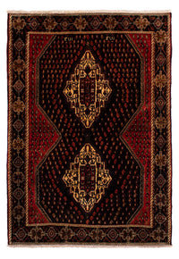 Alfombra persa - Nómada - 307 x 210 cm - azul oscuro