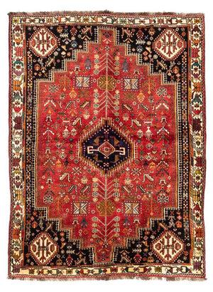 Alfombra persa - Nómada - 247 x 170 cm - rojo