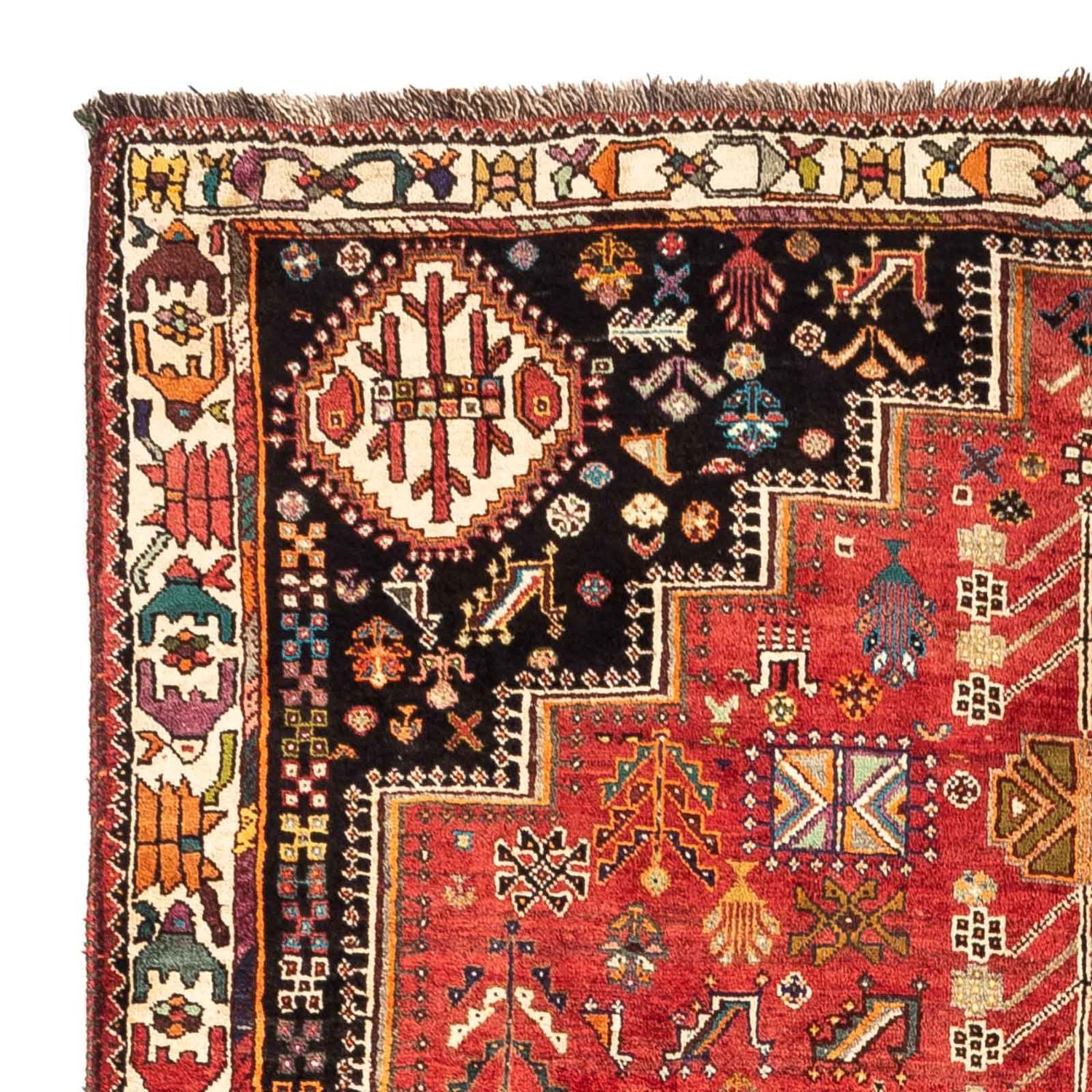 Alfombra persa - Nómada - 247 x 170 cm - rojo
