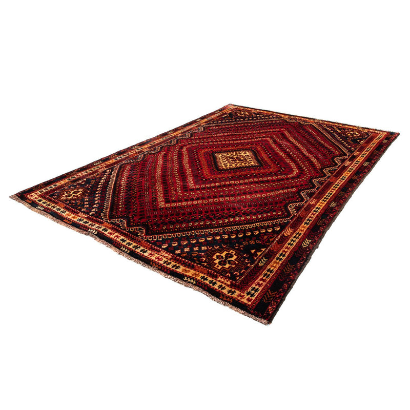 Alfombra persa - Nómada - 277 x 193 cm - rojo oscuro