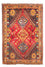 Alfombra persa - Nómada - 175 x 120 cm - rojo oscuro