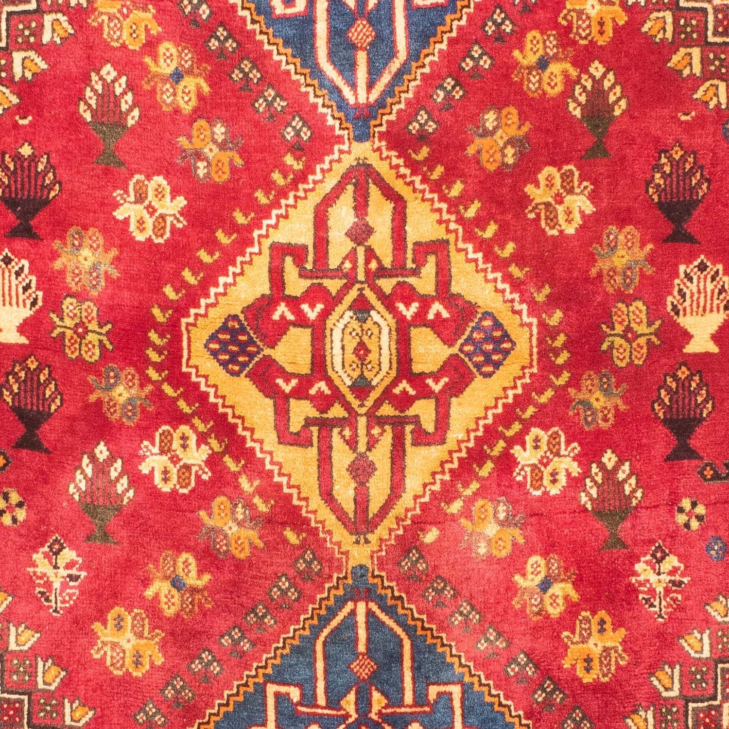 Alfombra persa - Nómada - 175 x 120 cm - rojo oscuro