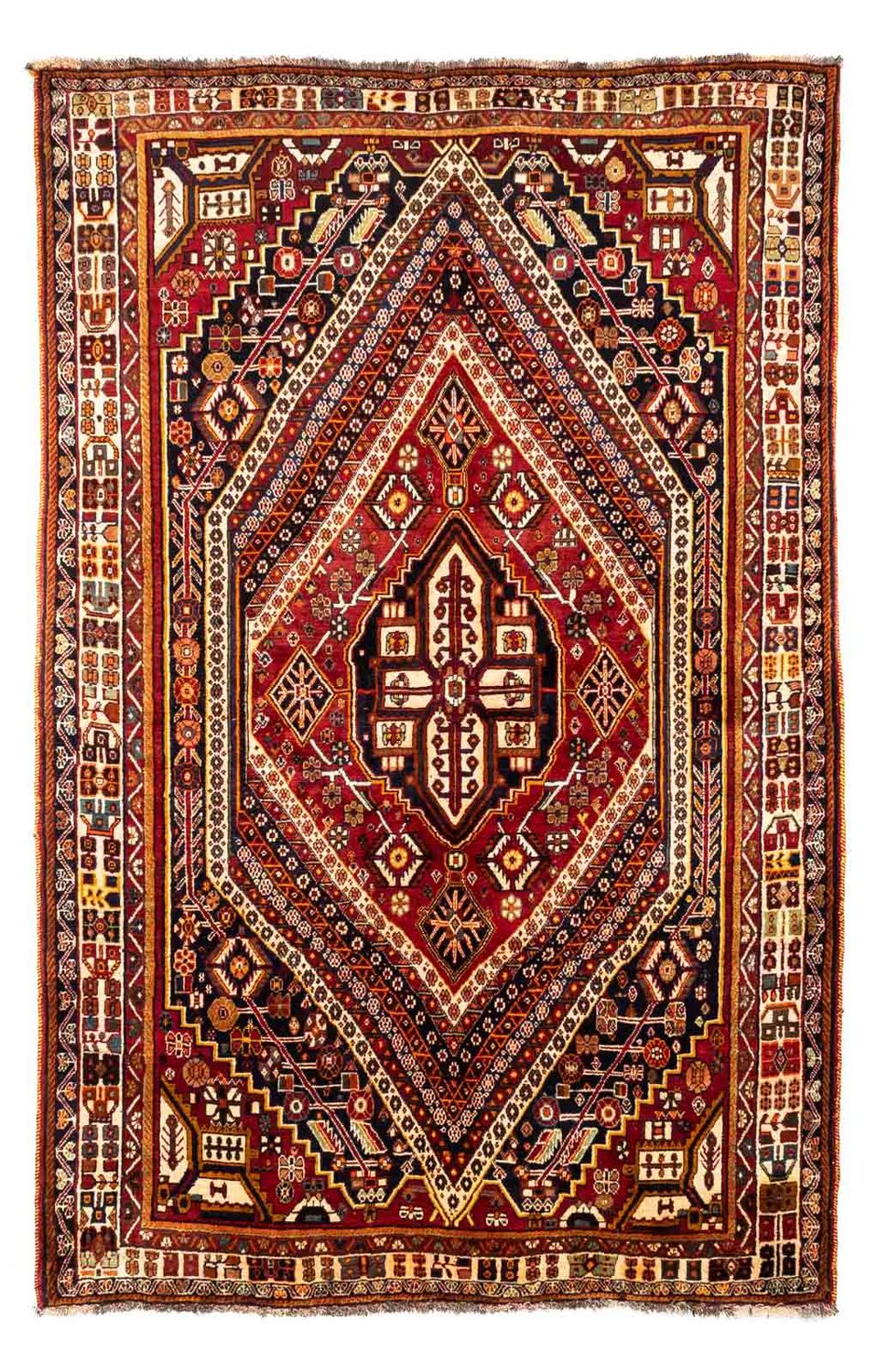 Alfombra persa - Nómada - 260 x 165 cm - multicolor
