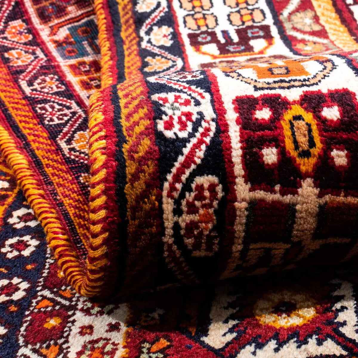 Alfombra persa - Nómada - 260 x 165 cm - multicolor