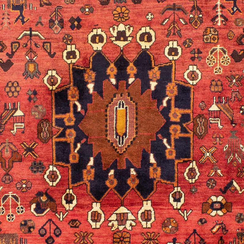 Alfombra persa - Nómada - 305 x 220 cm - rojo claro