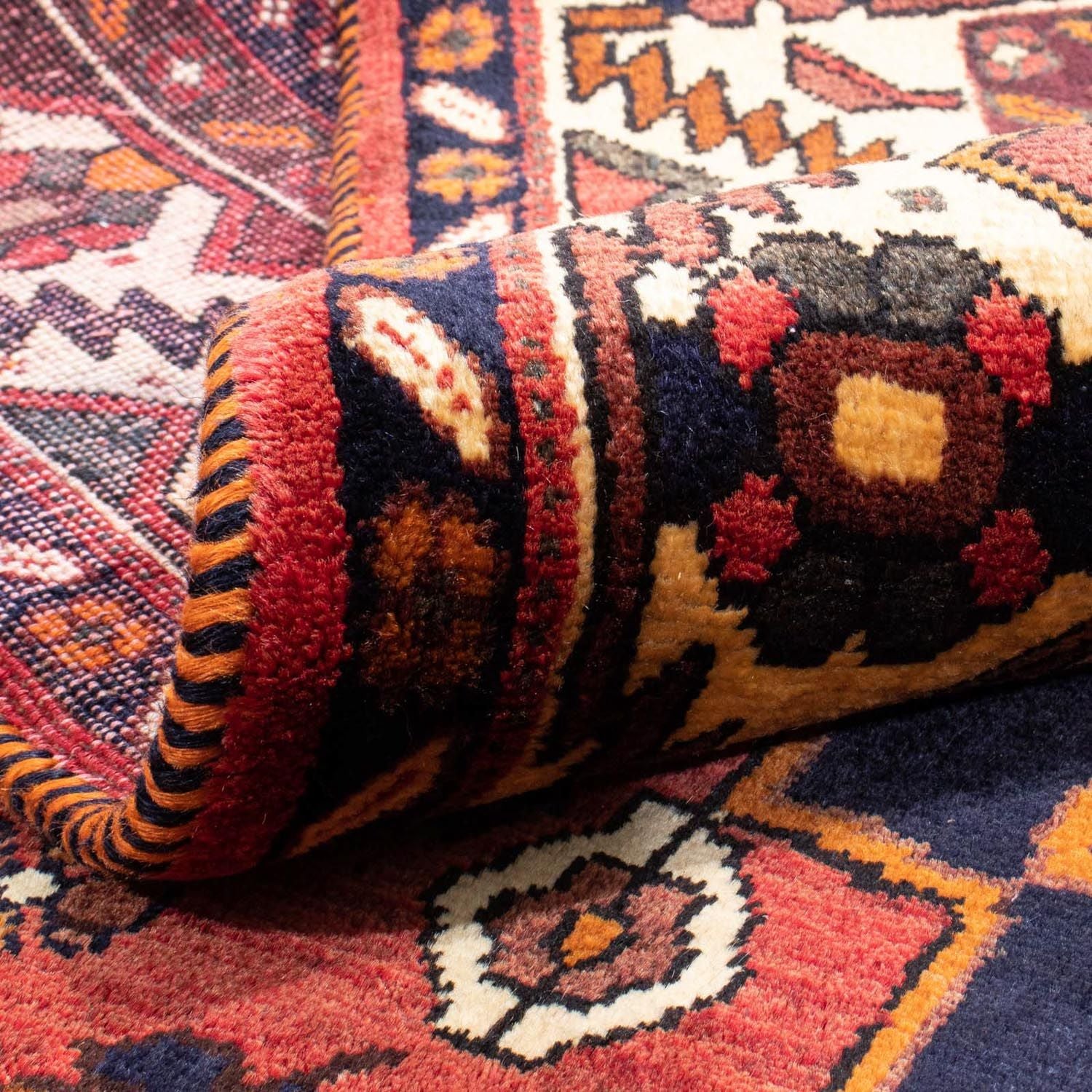 Alfombra persa - Nómada - 305 x 220 cm - rojo claro