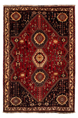 Alfombra persa - Nómada - 295 x 210 cm - rojo oscuro